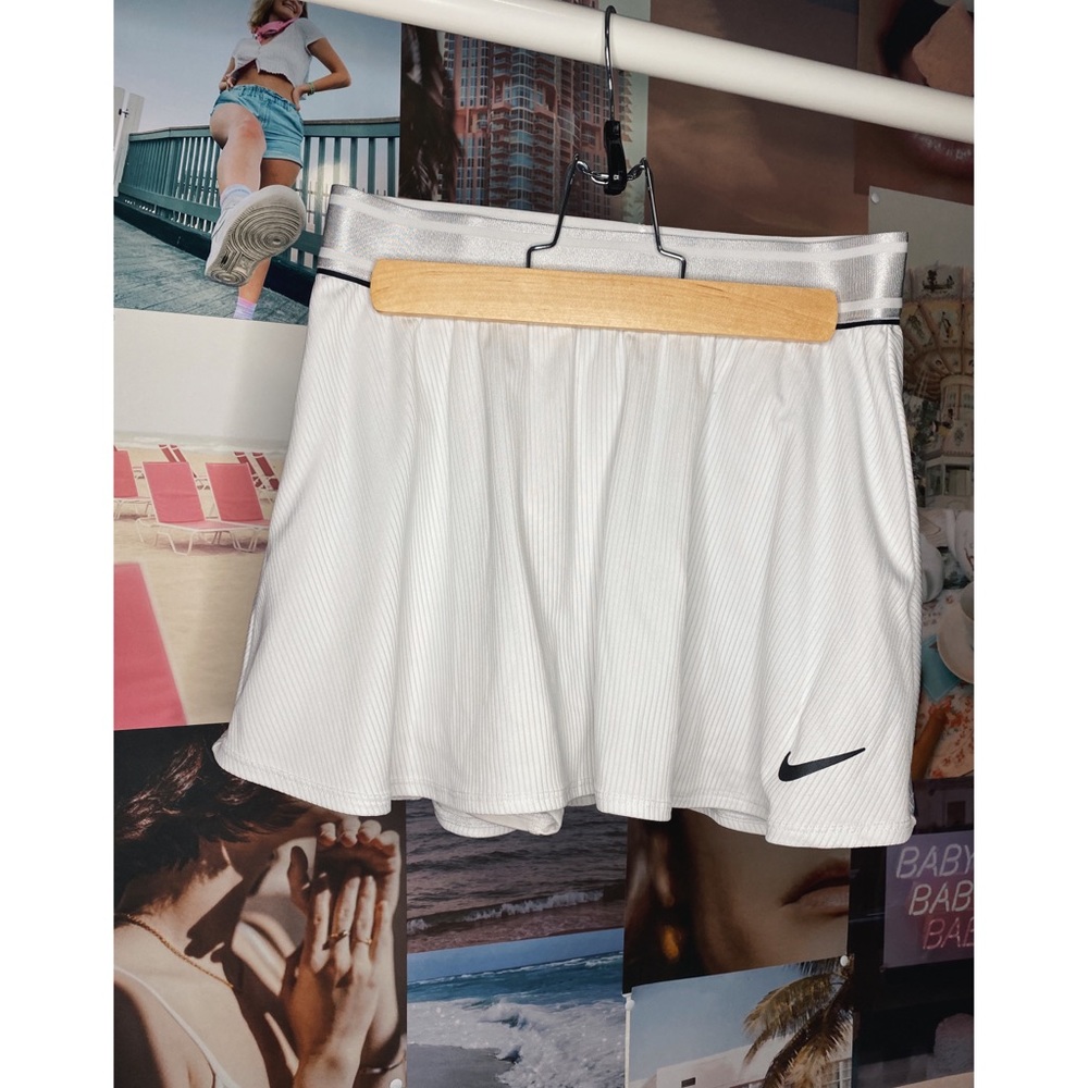White Nike Tennis Skirt